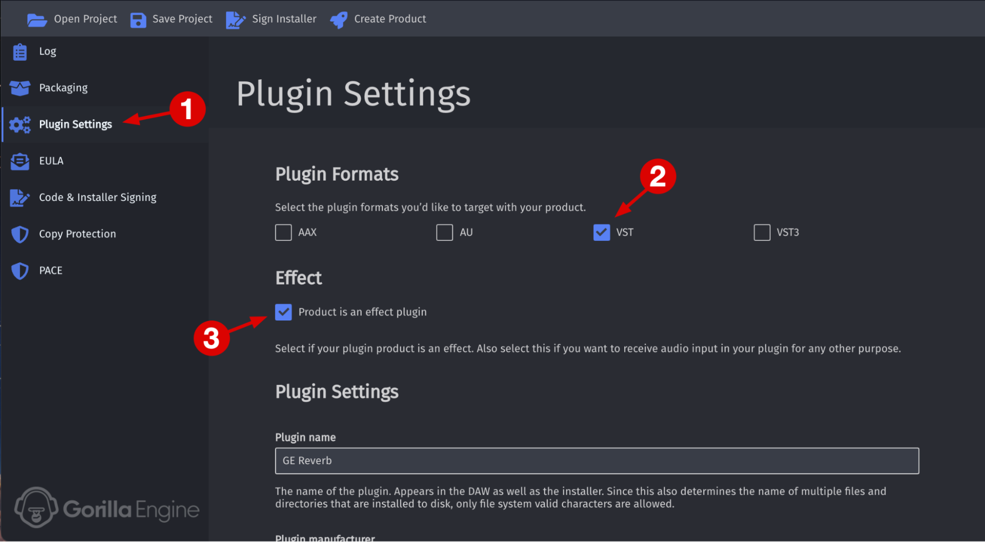 Gorilla Compiler - Plugin Settings