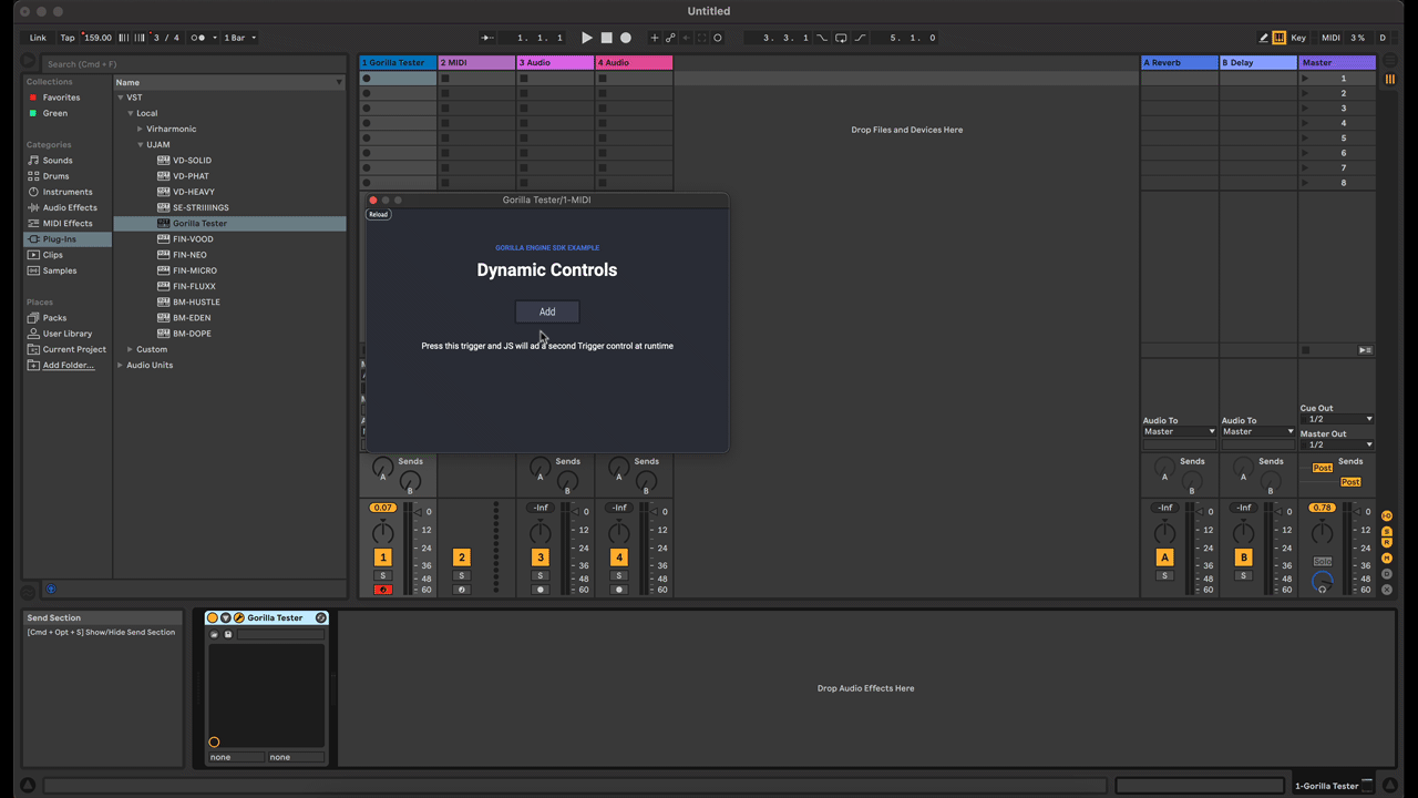 Dynamic Controls - Gorilla Engine